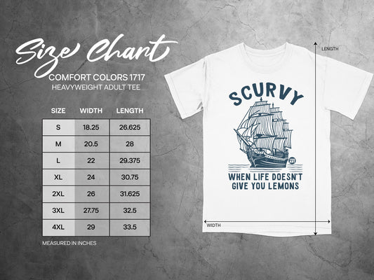 Scurvy When Life Doesn't Give You Lemons Tee Shirt