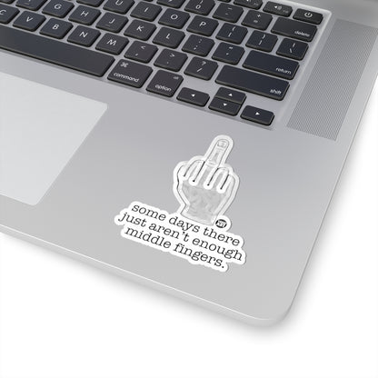 Middle FingerTodd Art Sticker