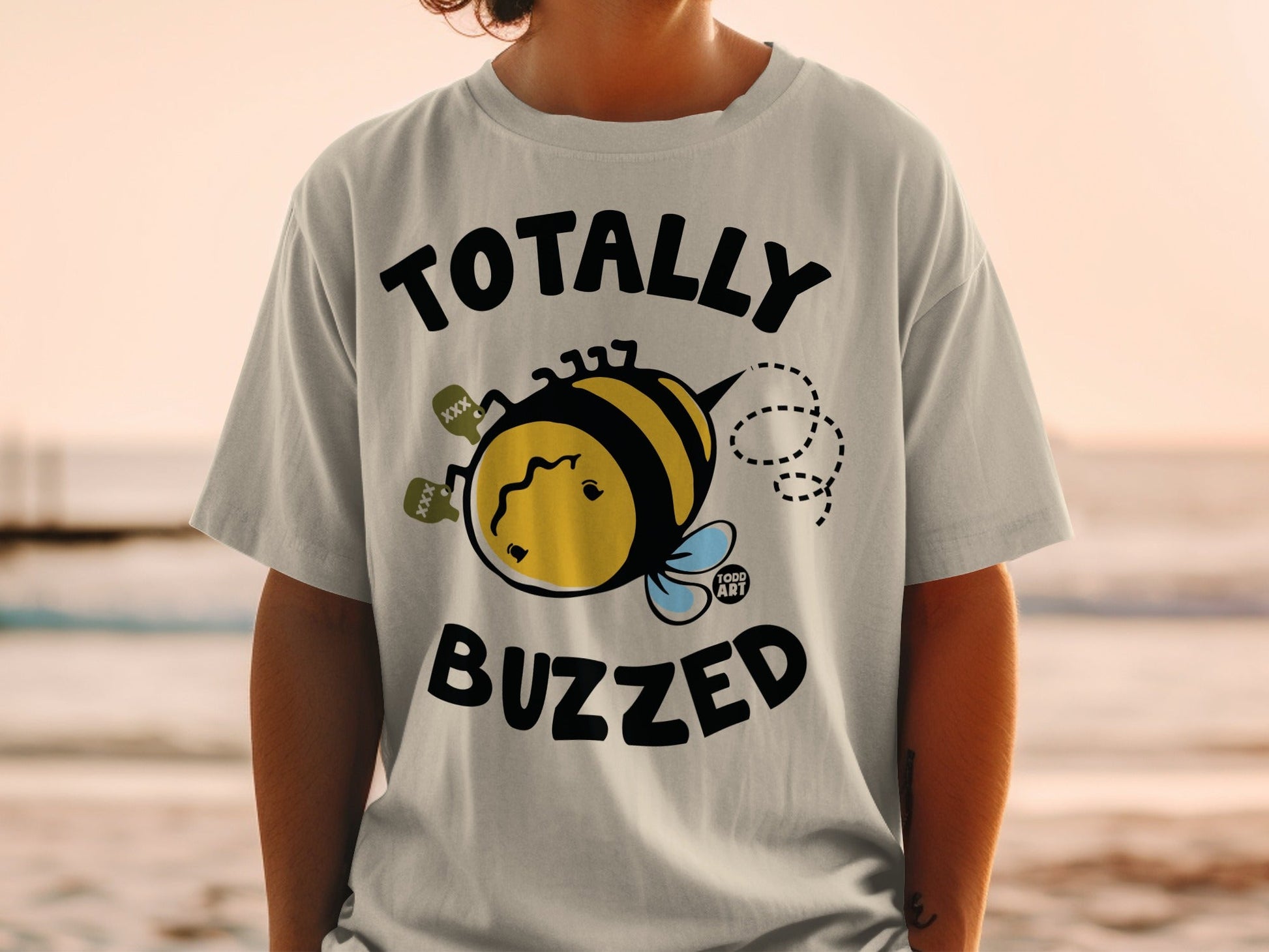 Totally Buzzed Graphic Printed T-Shirt