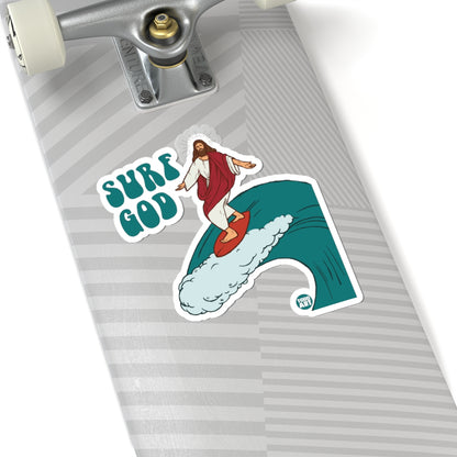 Surf GodTodd Art Sticker