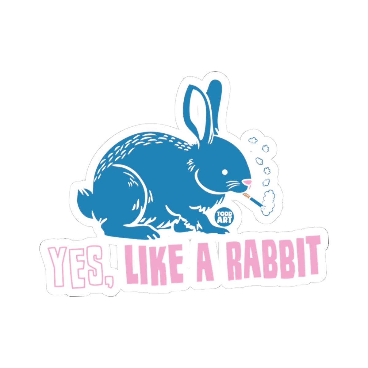 Rabbit SeasonTodd Art Sticker