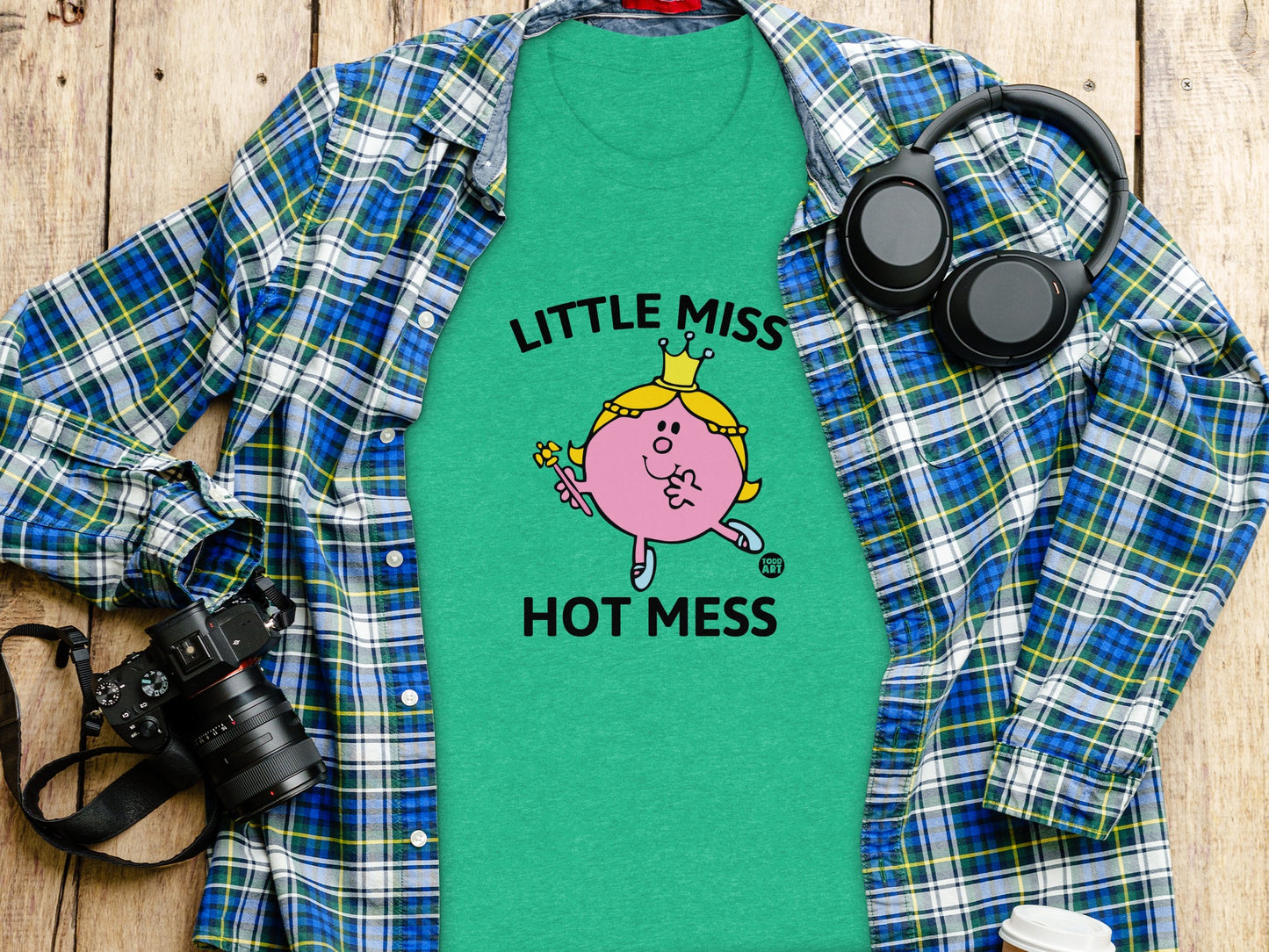 Little Miss Hot Mess Graphic Shirt Perfect Casual Wear