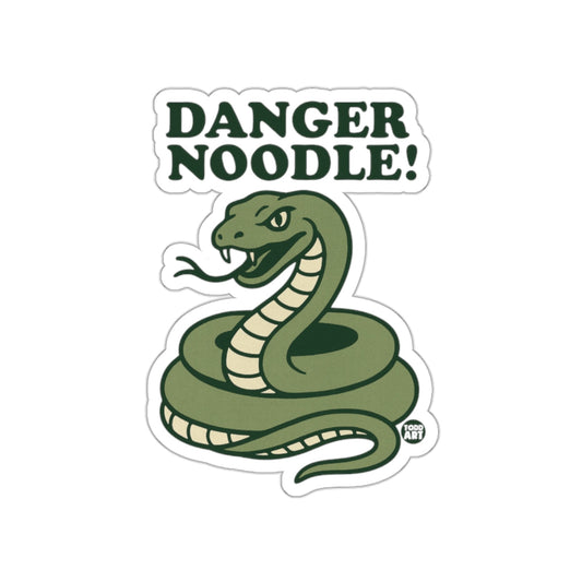 Danger Noodle Snake Reptile Funny Animal Cartoon sticker