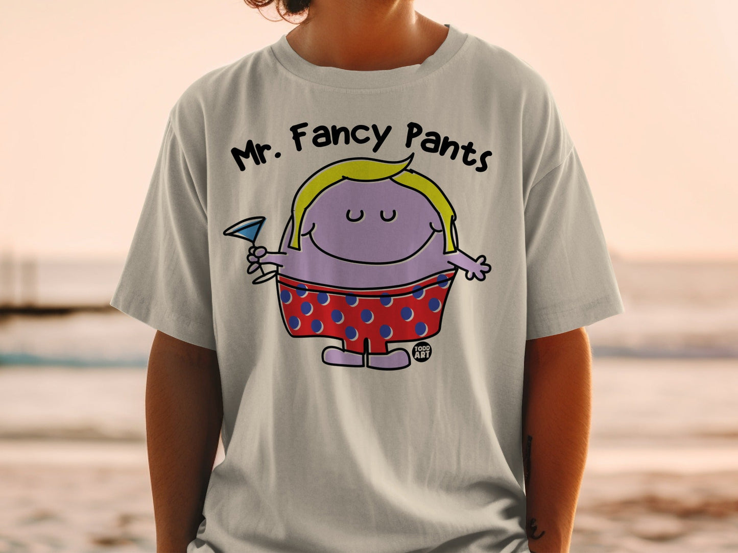 Mr. Fancy Pants Character Graphic T-shirt