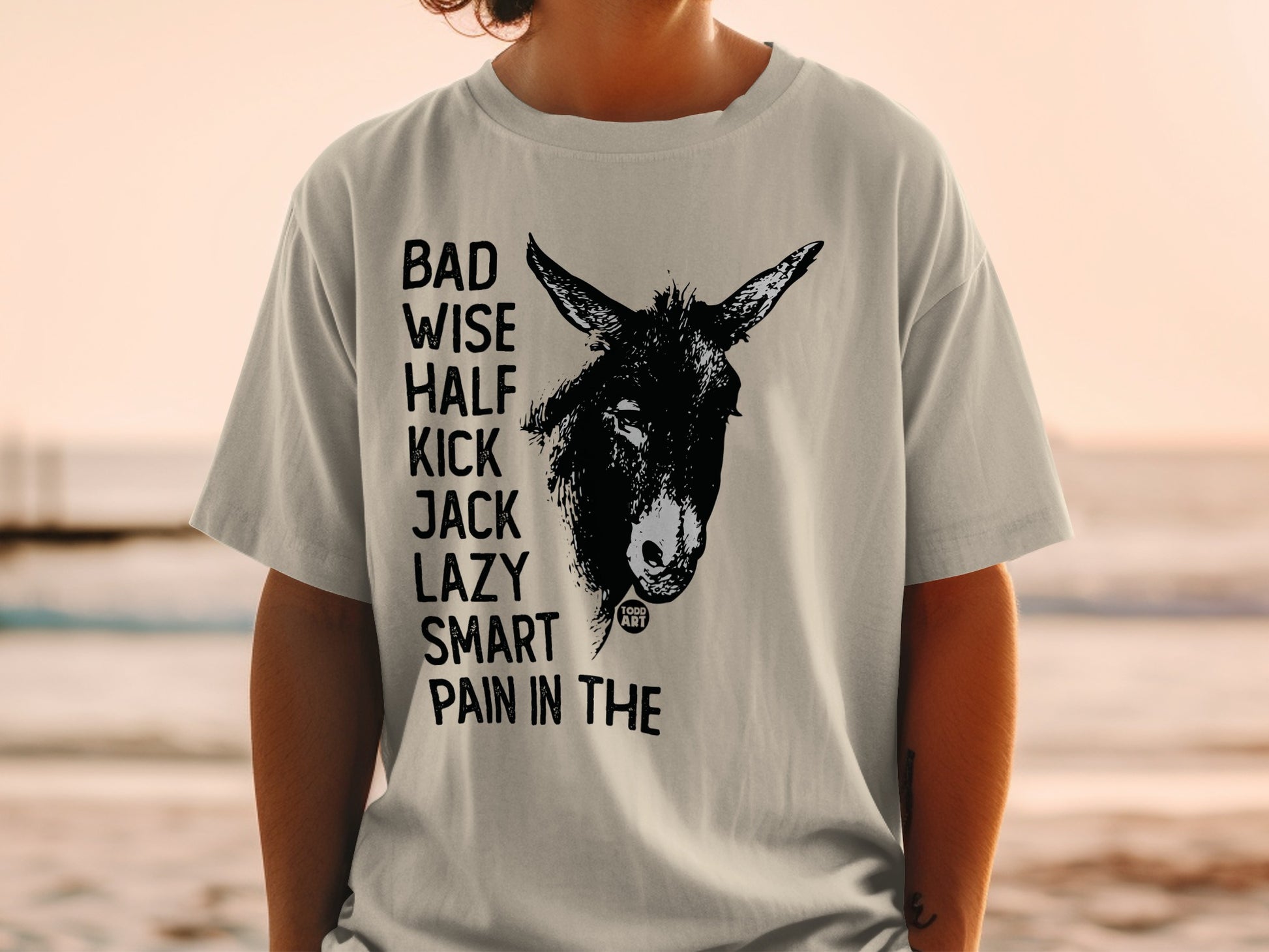 Funny Donkey Themed Graphic Unisex Comfortable Shirt