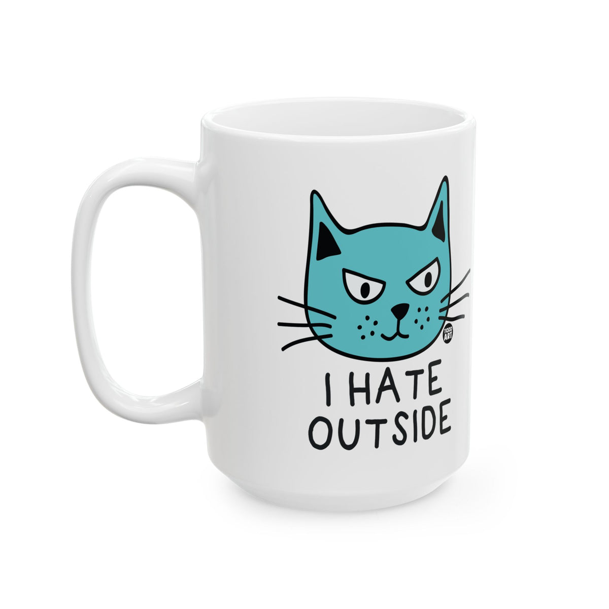 Angry Feline Expression Todd Art Mug