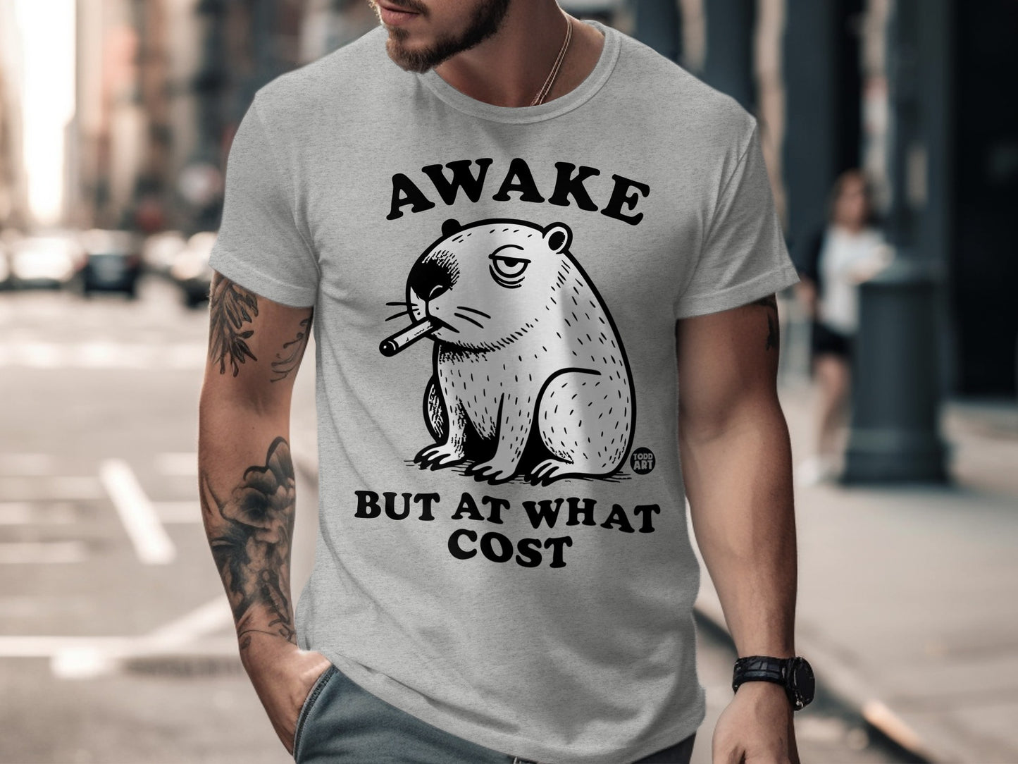 Awake But At What Cost Graphic T-shirt