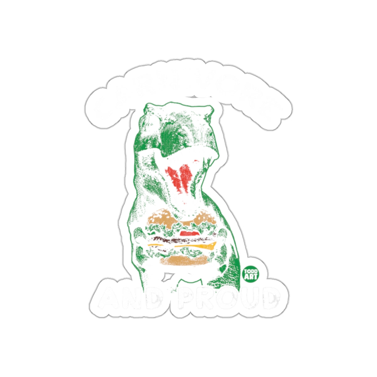 Capybara And Proud Sticker Perfect for Decor