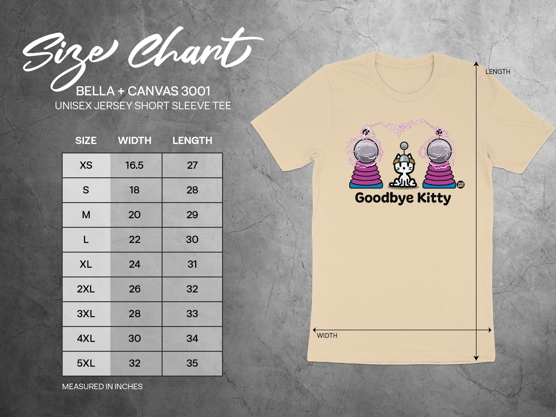 Adorable Goodbye Kitty Design T-Shirt