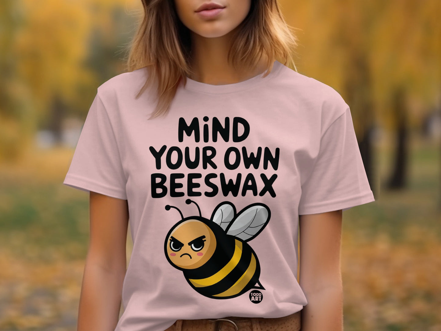 Mind Your Own Beeswax Graphic T-Shirt