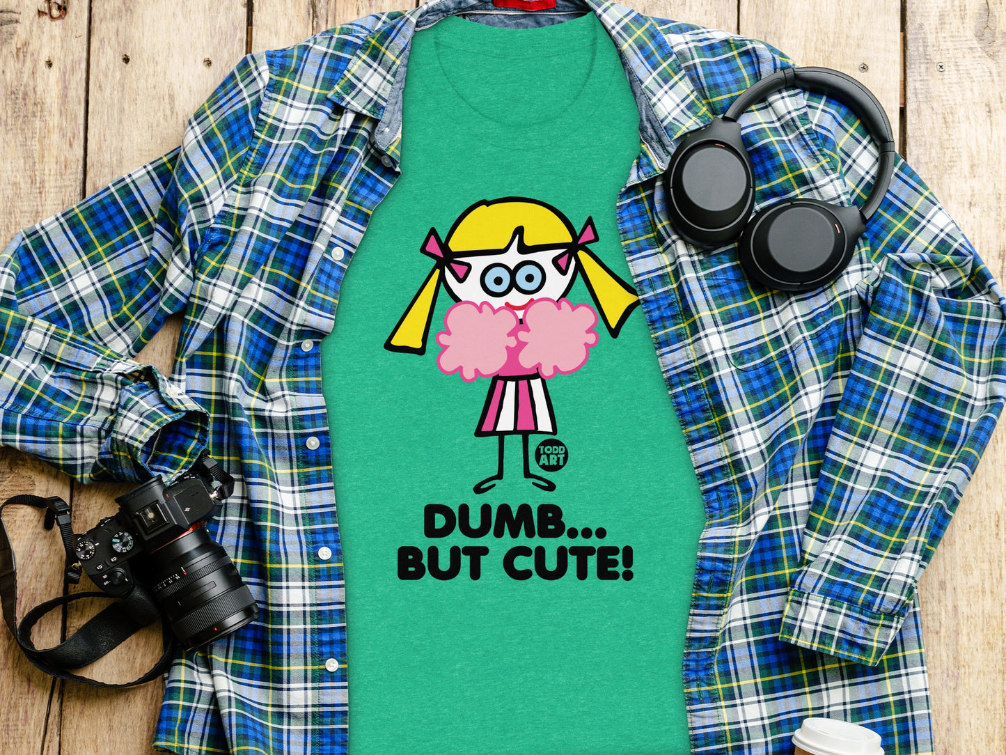 Dumb But Cute Graphic Tee for Fun Casual Wear