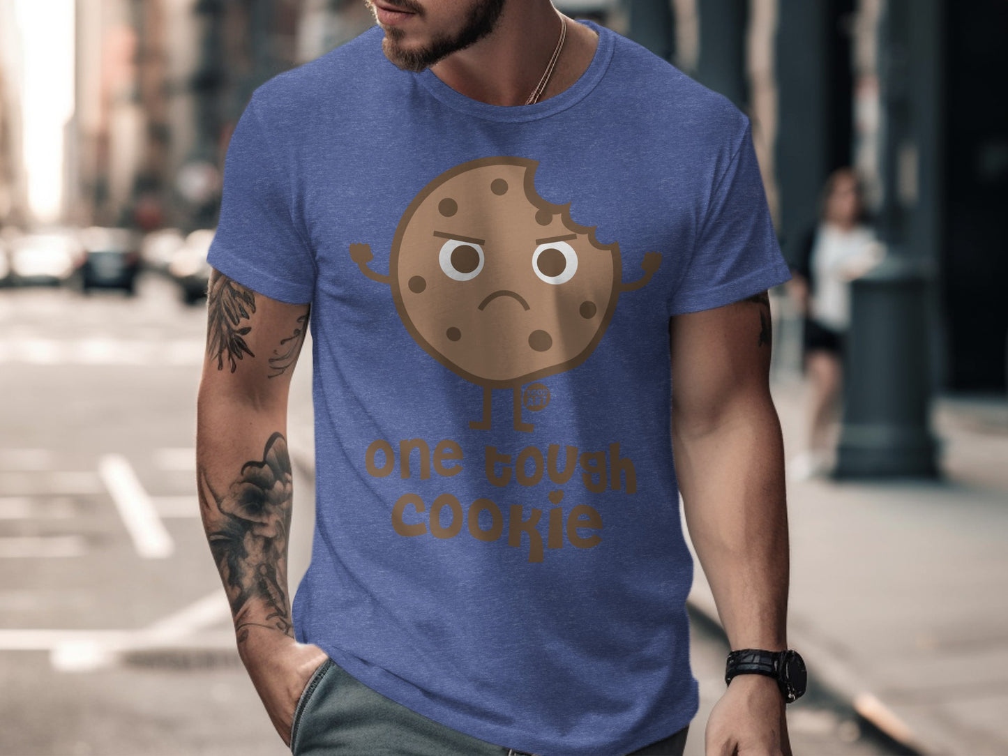 One Tough Cookie Graphic Tee Fun T-Shirt Design