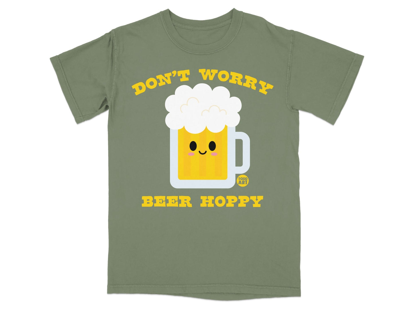 Don't Worry Beer Hoppy Funny Beer Graphic T-Shirt