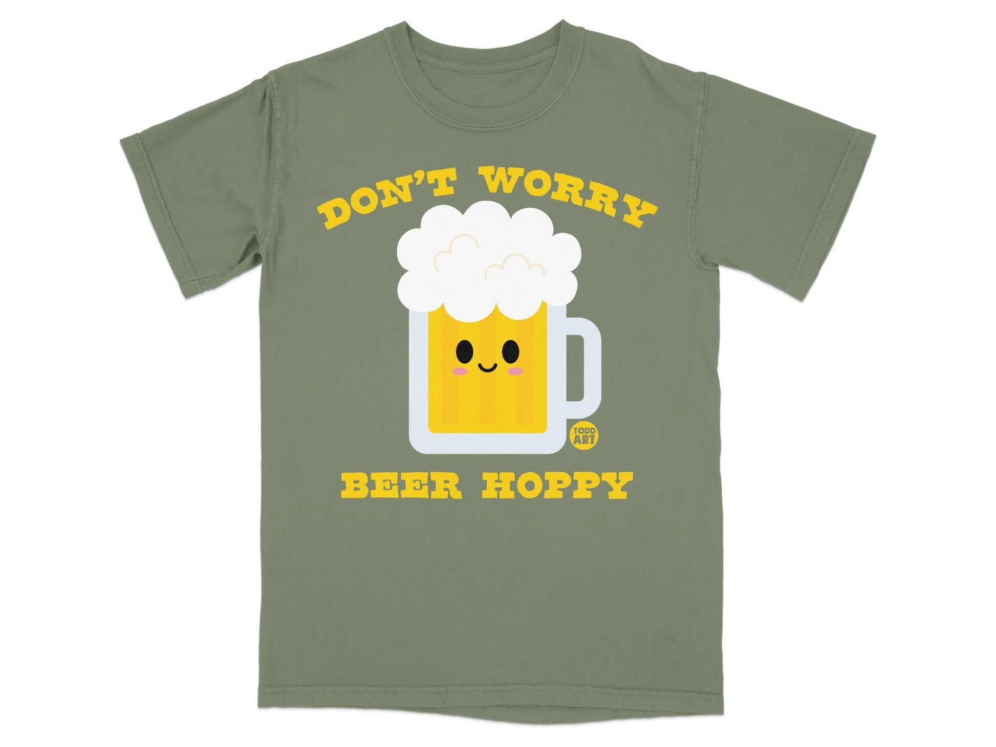 Don't Worry Beer Hoppy Funny Beer Graphic T-Shirt