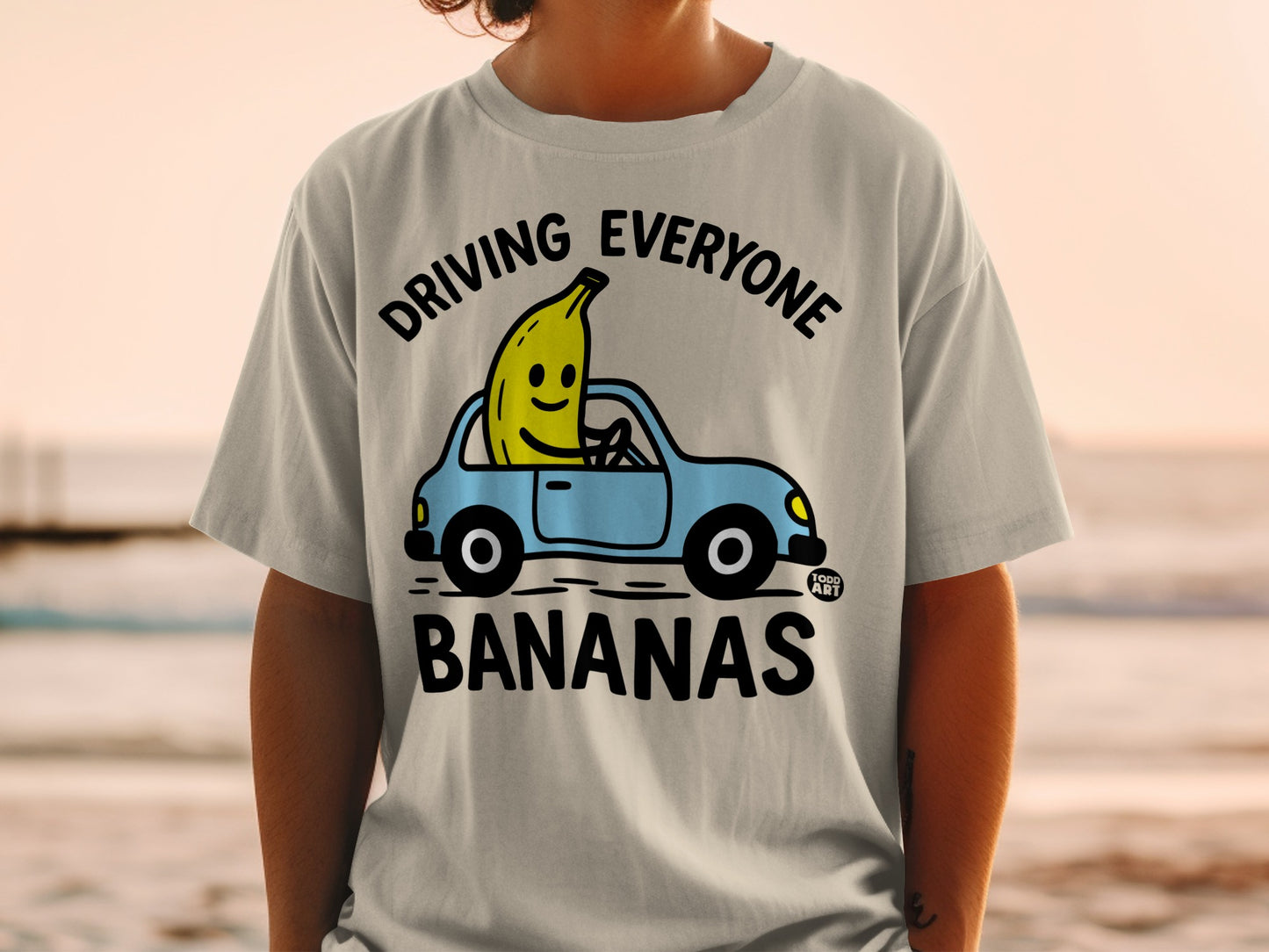 DRIVING EVERYONE BANANAS TODD ART product type