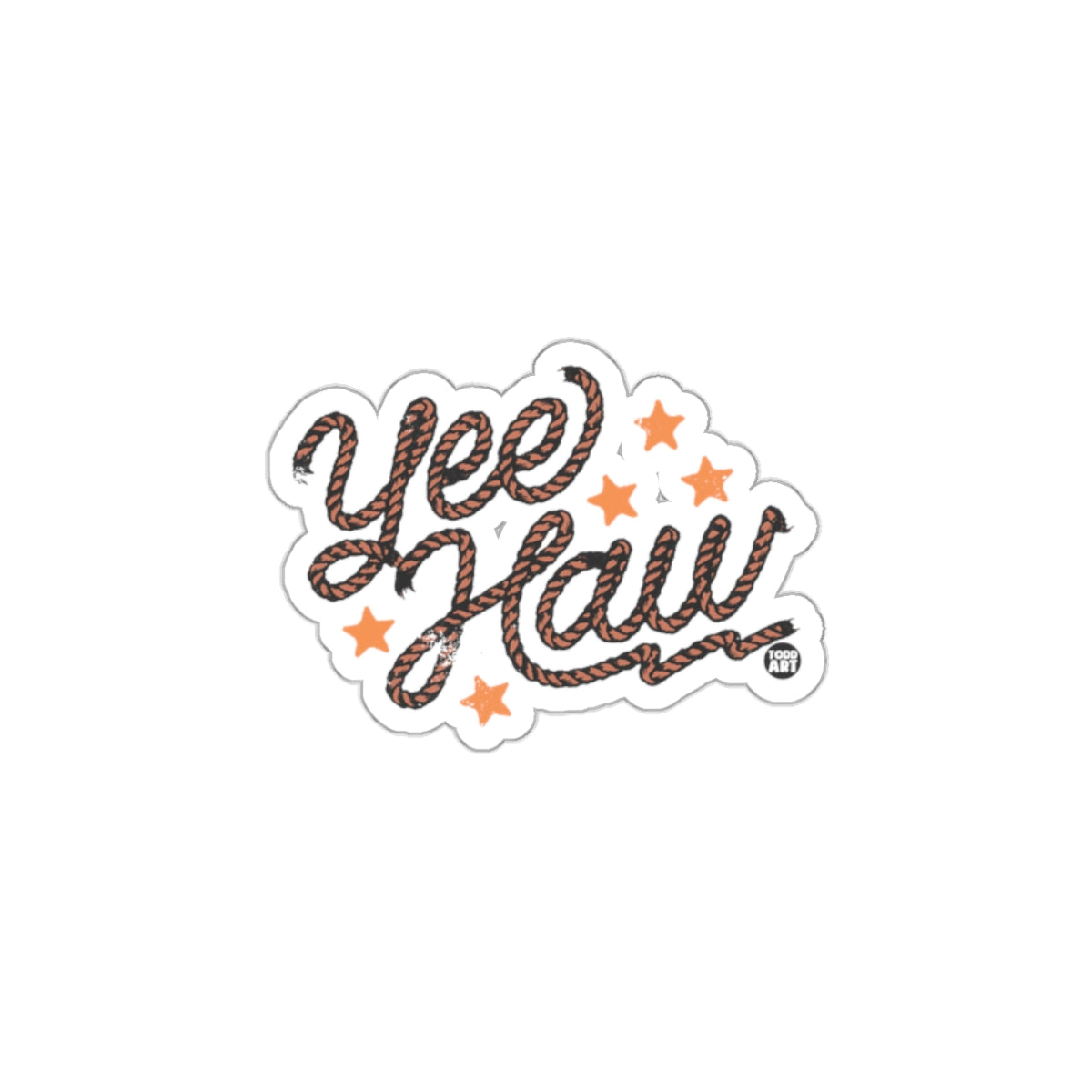 Decorative Yee Haw Sticker for Laptops and More