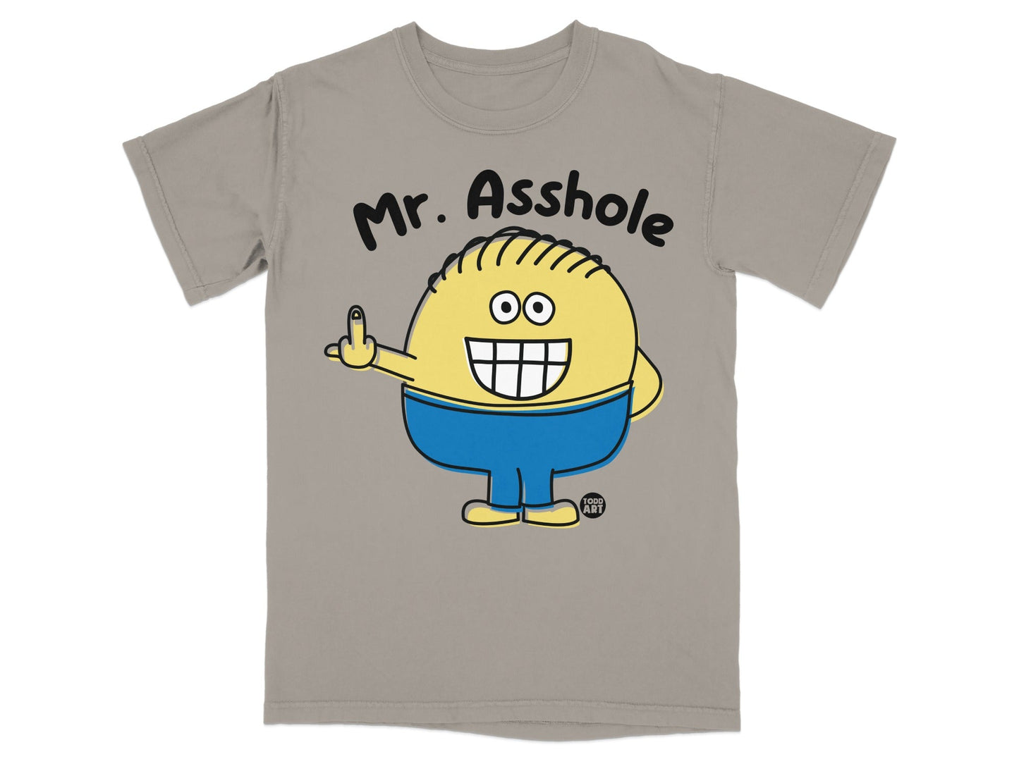 Mr. Asshole Character Graphic Tee-Shirt