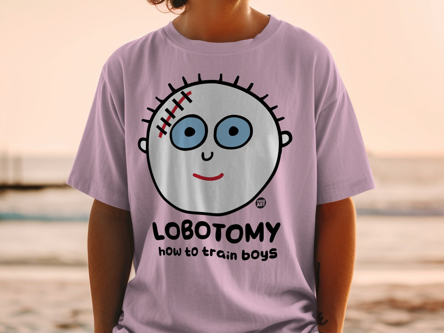 Lobotomy How to Train Boys Graphic T-Shirt