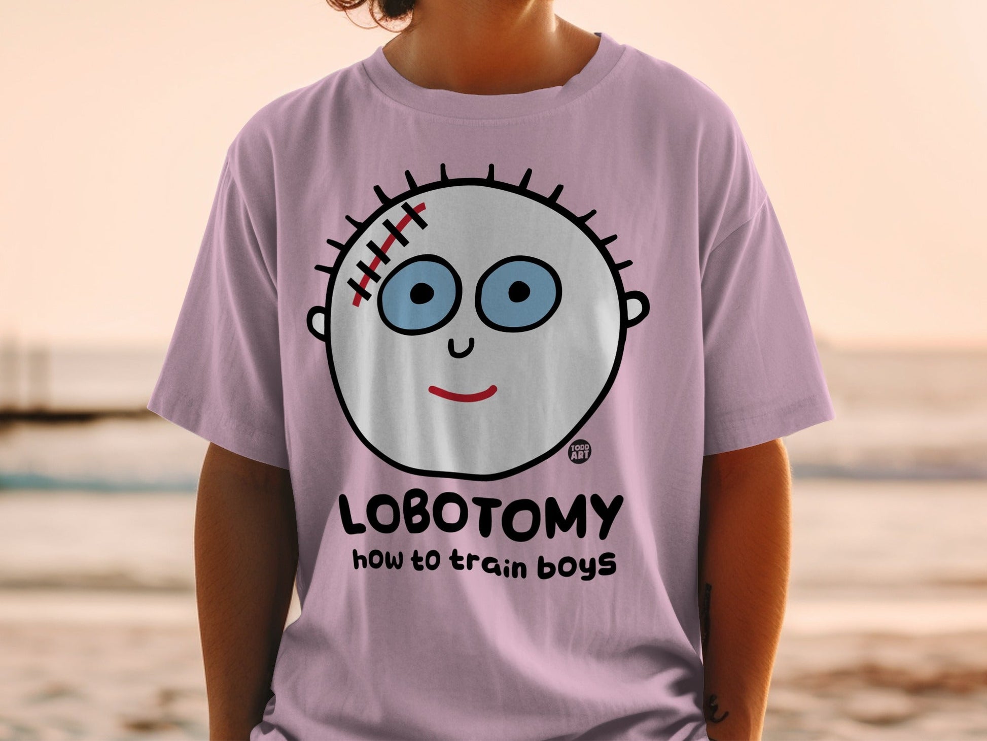 Lobotomy How to Train Boys Graphic T-Shirt