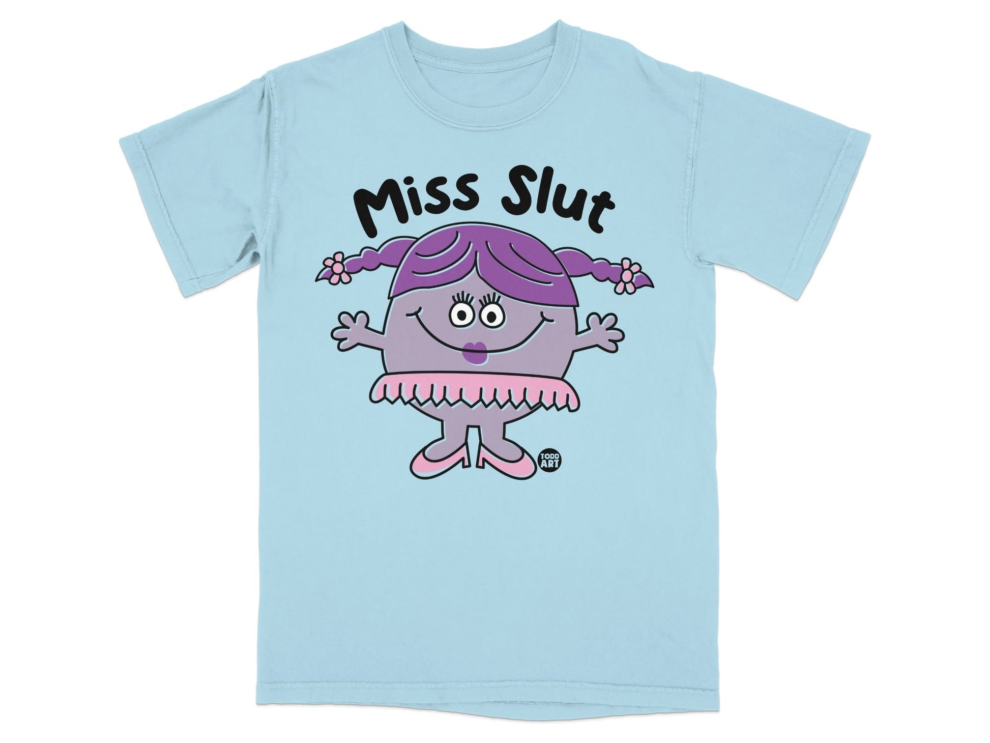 Miss Slut Character Graphic Design T-Shirt