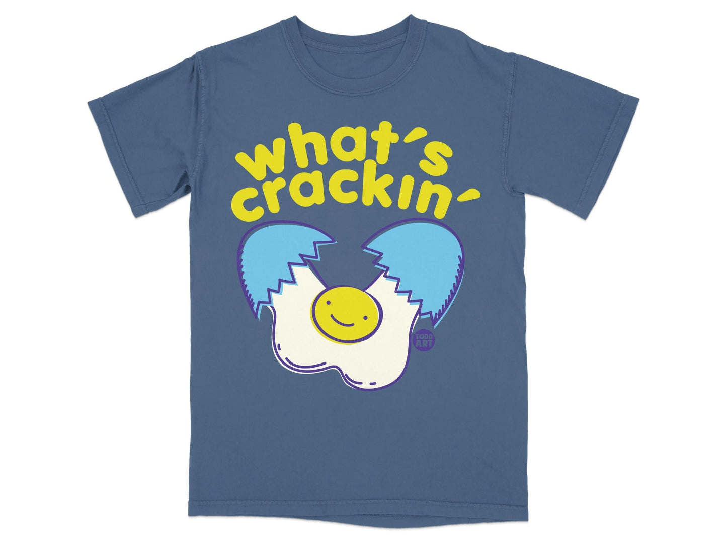 What's Crackin' Graphic Design T-Shirt for Casual Wear