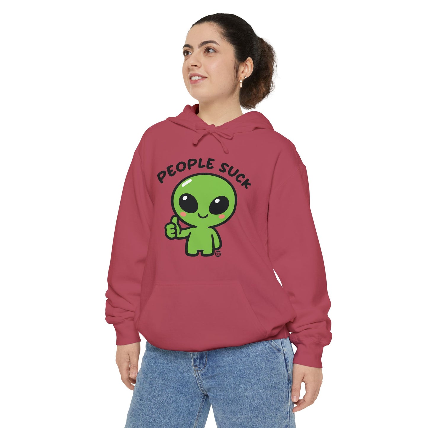 "People Suck"  Alien Hoodie
