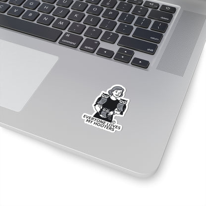 Owl LadyTodd Art Sticker