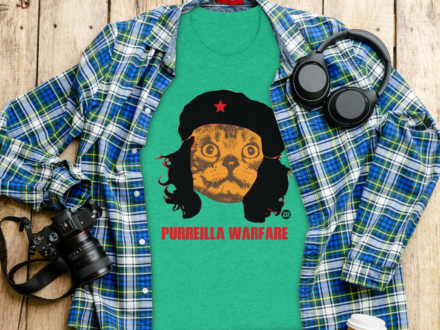 Cat Revolution Purreilla Warfare Graphic Tee