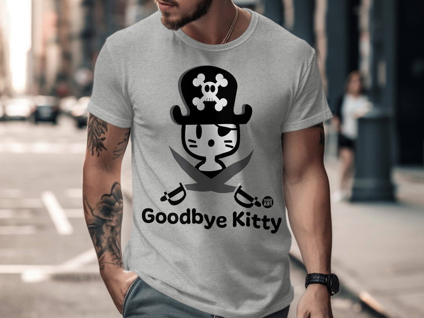Goodbye Kitty Pirate T-Shirt