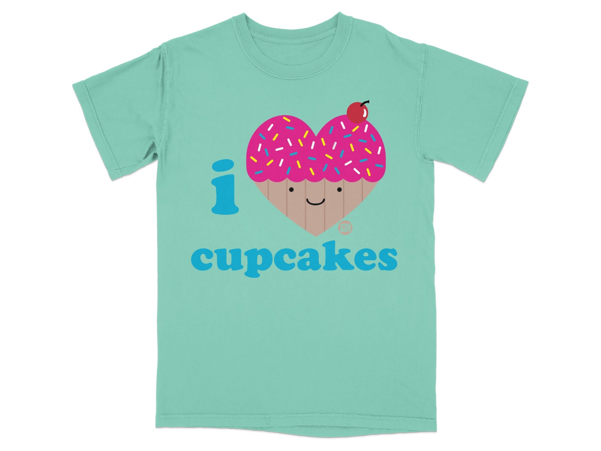 I Love Cupcakes Cute Fun Design T-shirt for Cupcake Lovers