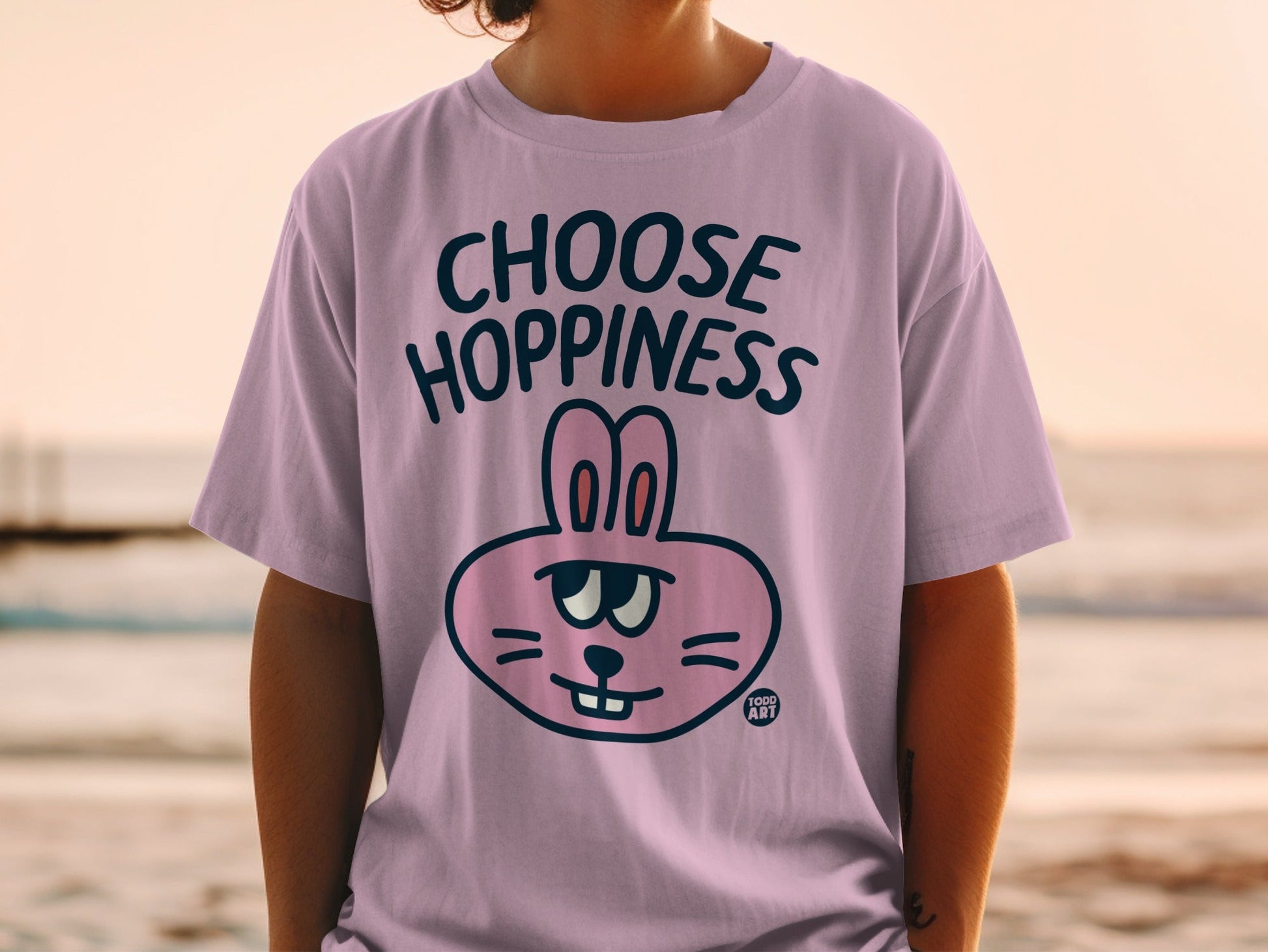 Choose Hoppiness Todd Art Graphic Tee for Fun Style
