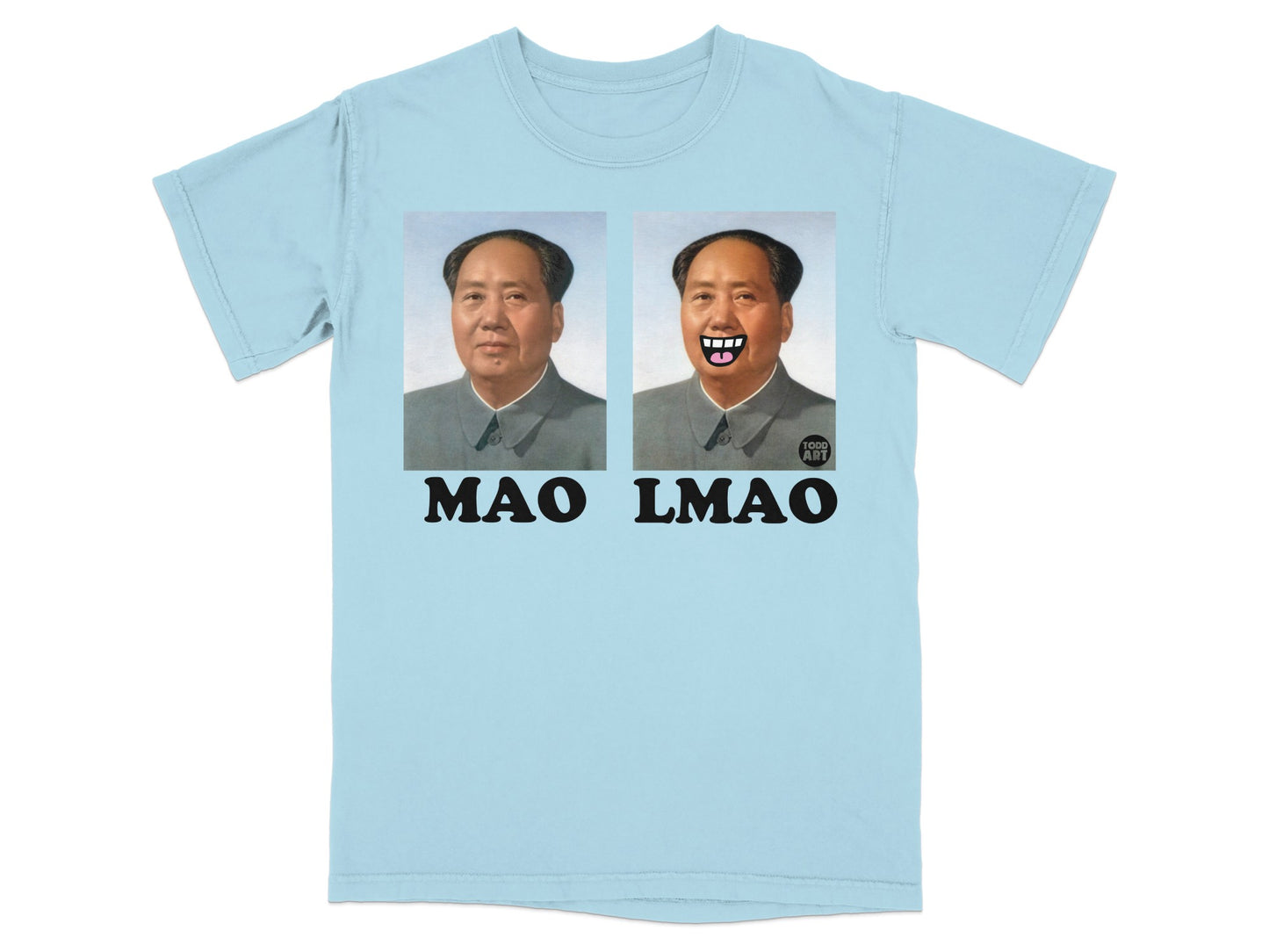 MAO LMAO Humorous Portrait Meme Fun Blue product type