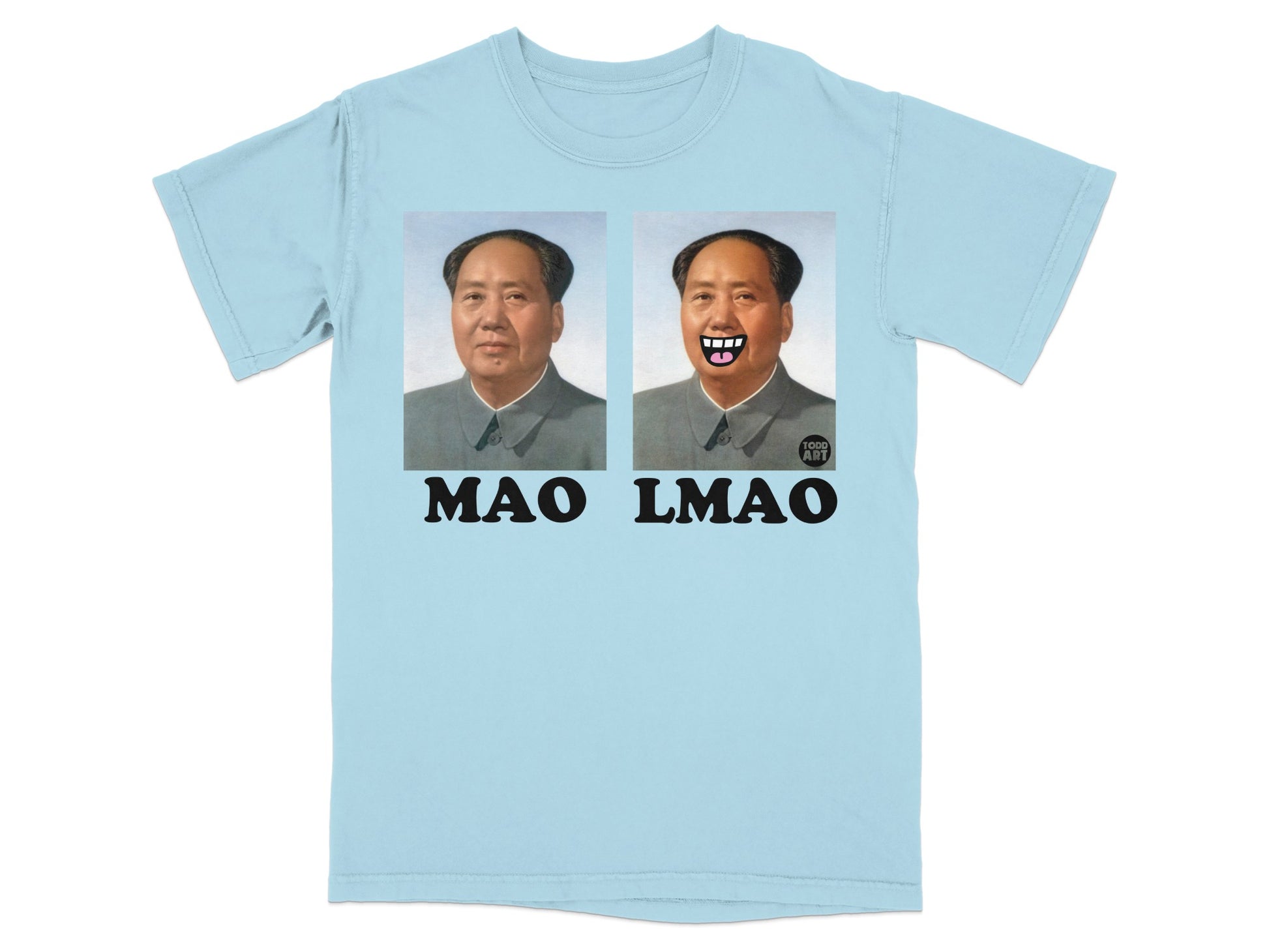 MAO LMAO Humorous Portrait Meme Fun Blue product type