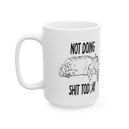 Resting Cat Todd Art Mug
