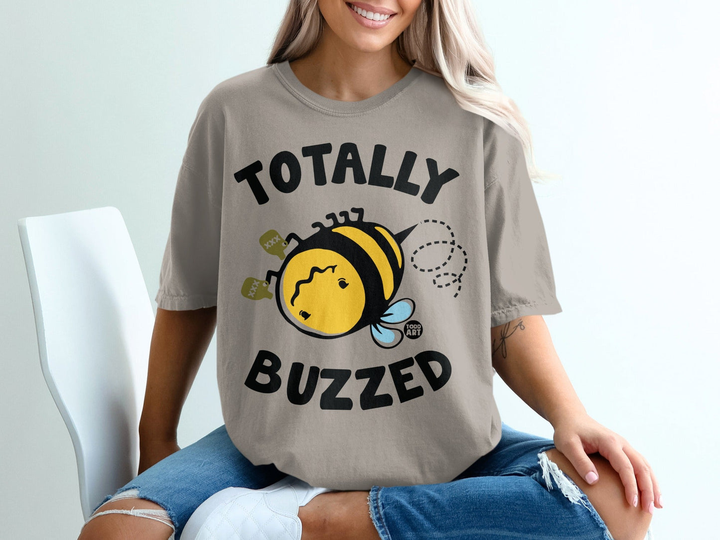 Totally Buzzed Printed Graphic T-Shirt