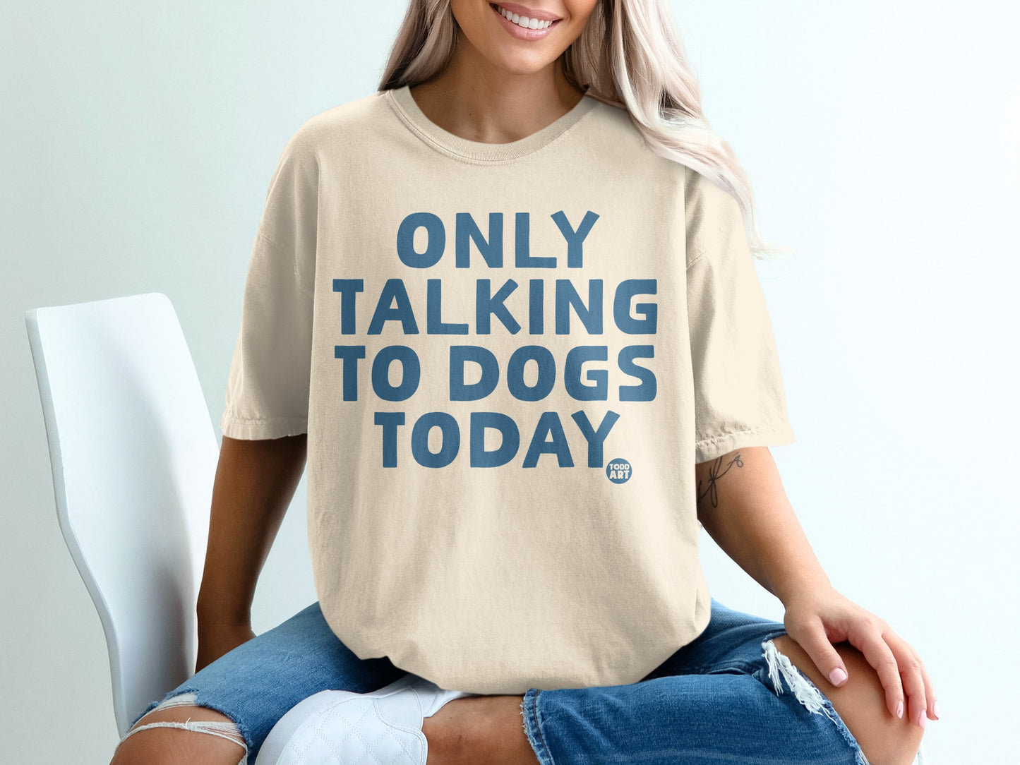 Only Talking To Dogs Today Graphic T-Shirt