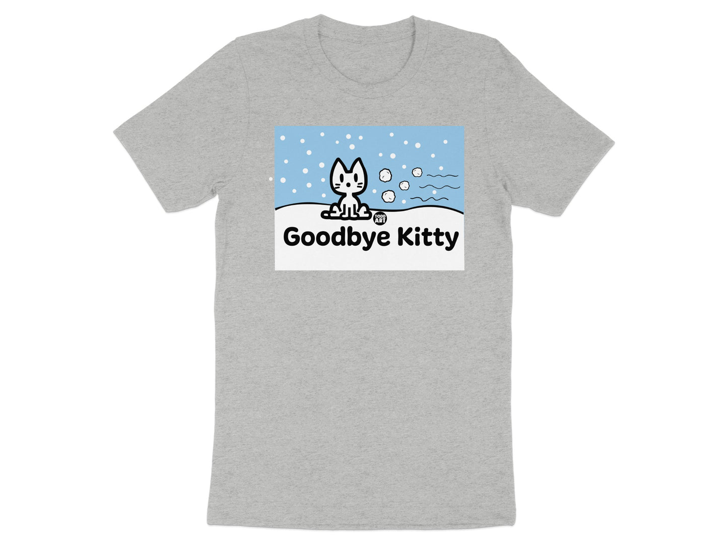 Goodbye Kitty Cute Graphic Tee