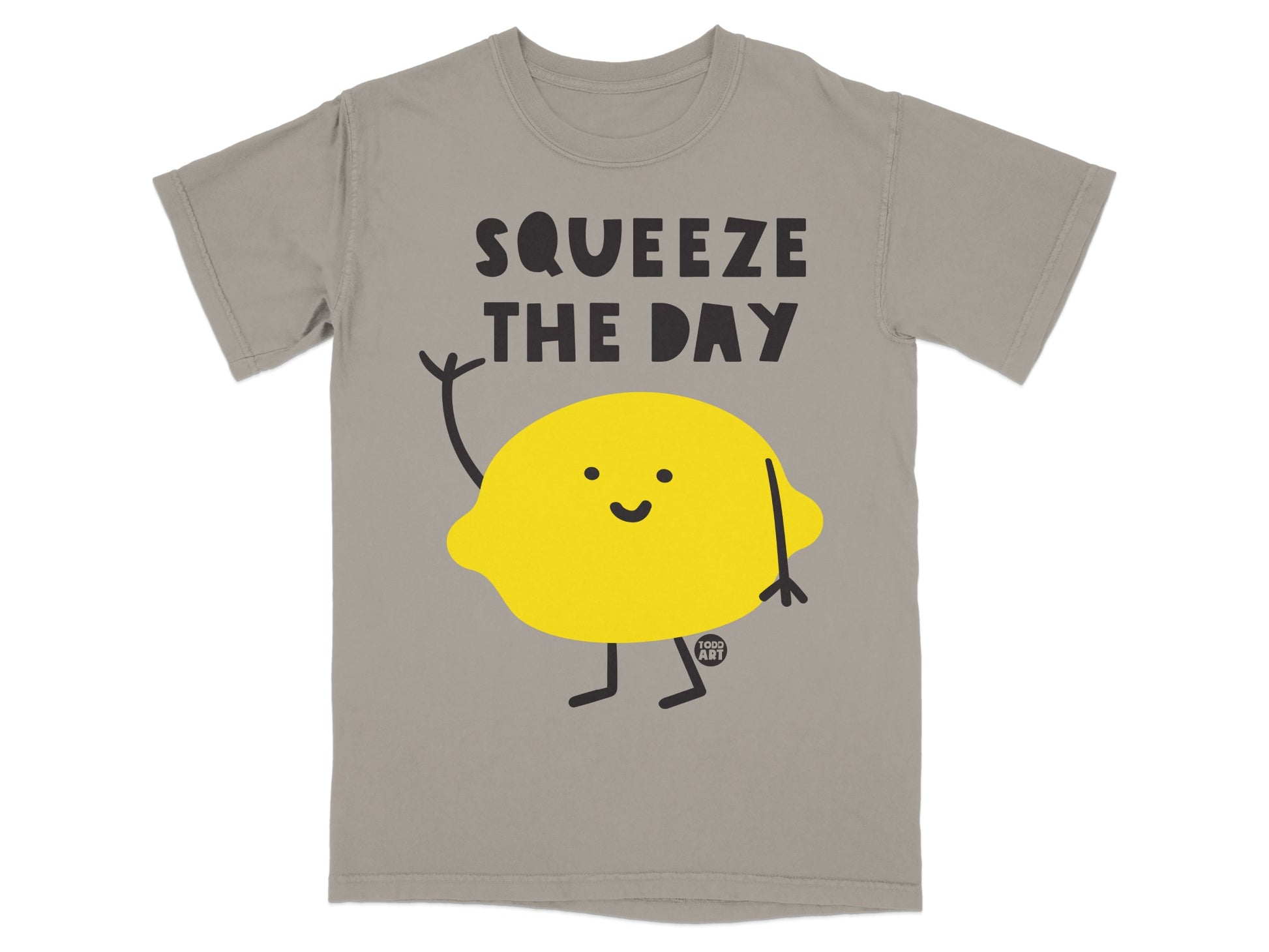 Squeeze The Day Cartoon Lemon Character Todd Art product type