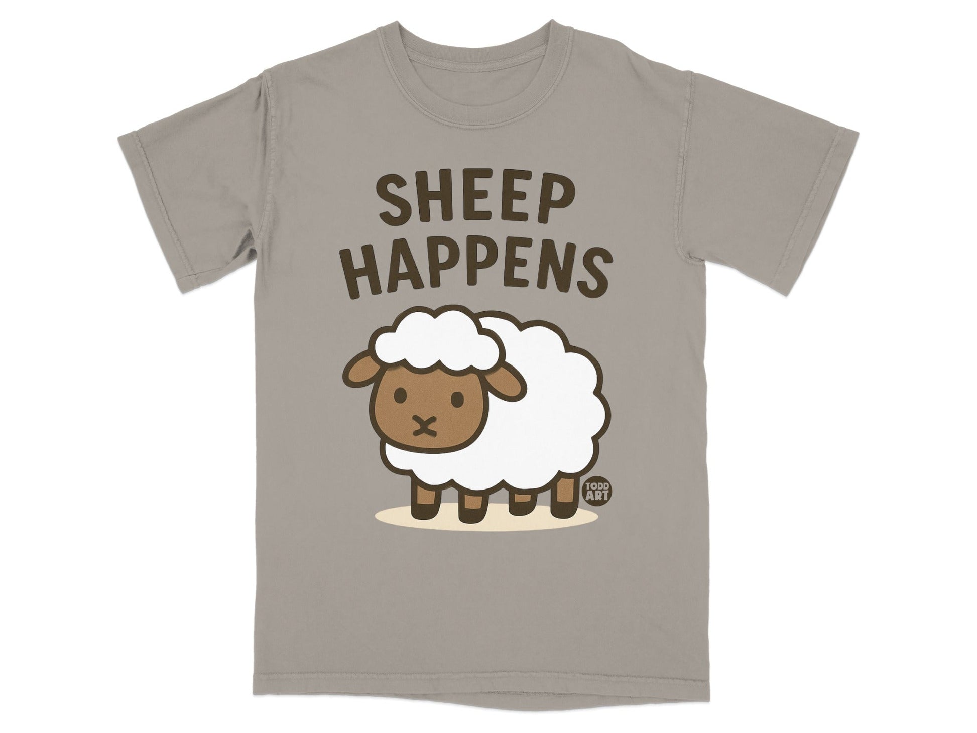 Funny Sheep Happens Graphic Tee Shirt