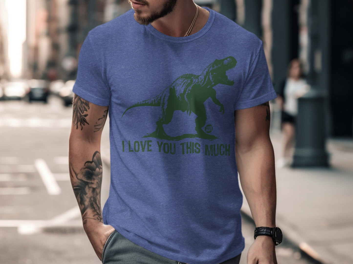 I Love You This Much Dinosaur Graphic Tee