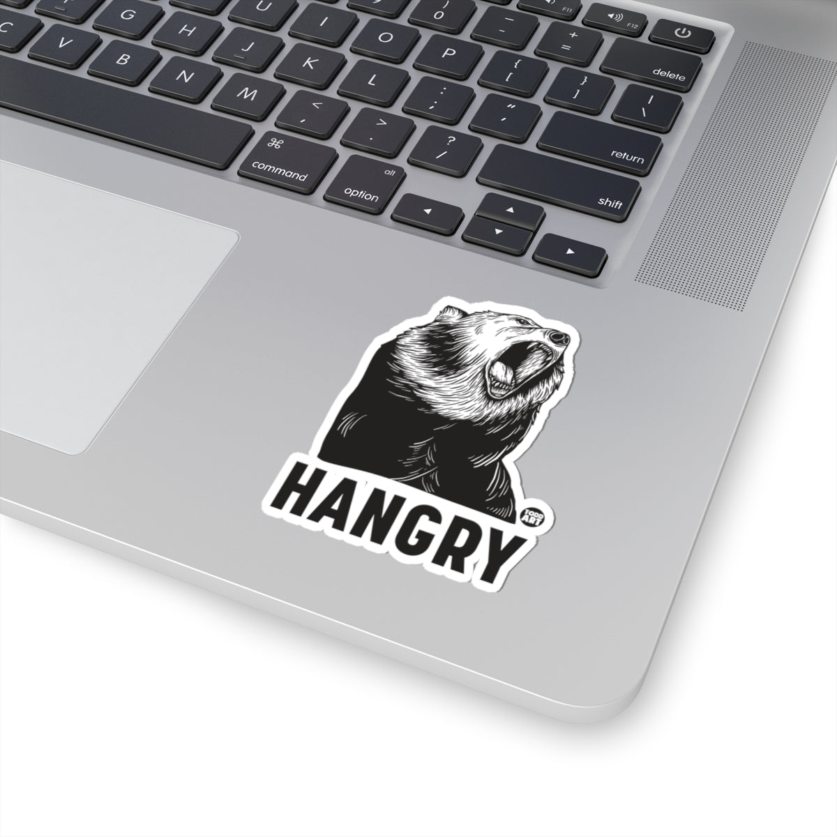 Hangry BearTodd Art Sticker