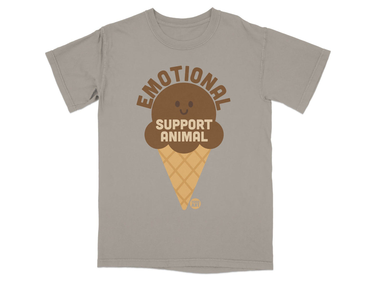 Emotional Support Animal Ice Cream Cone T-Shirt