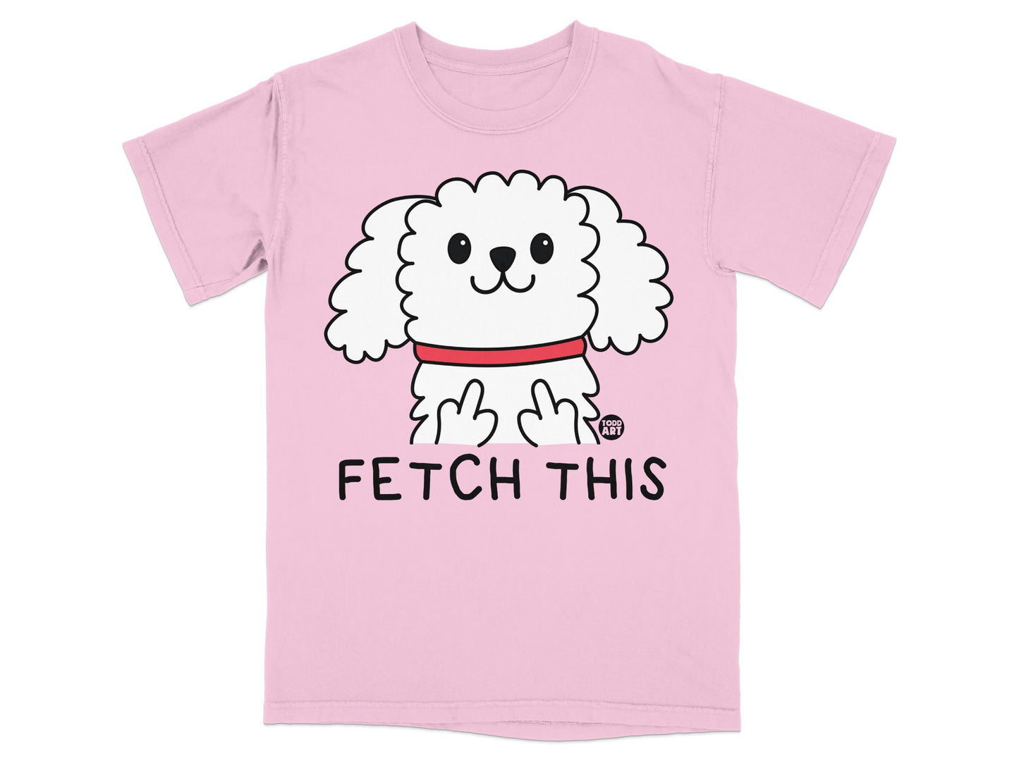 Funny Fetch This Dog Graphic T-Shirt for Casual Wear