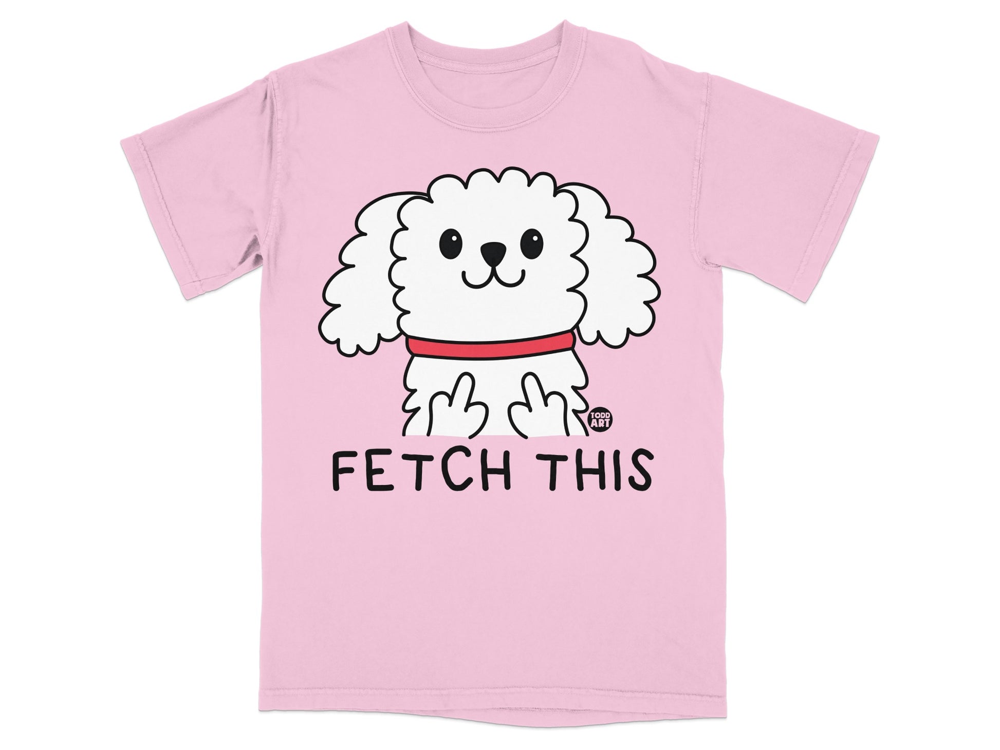 Funny Fetch This Dog Graphic T-Shirt for Casual Wear