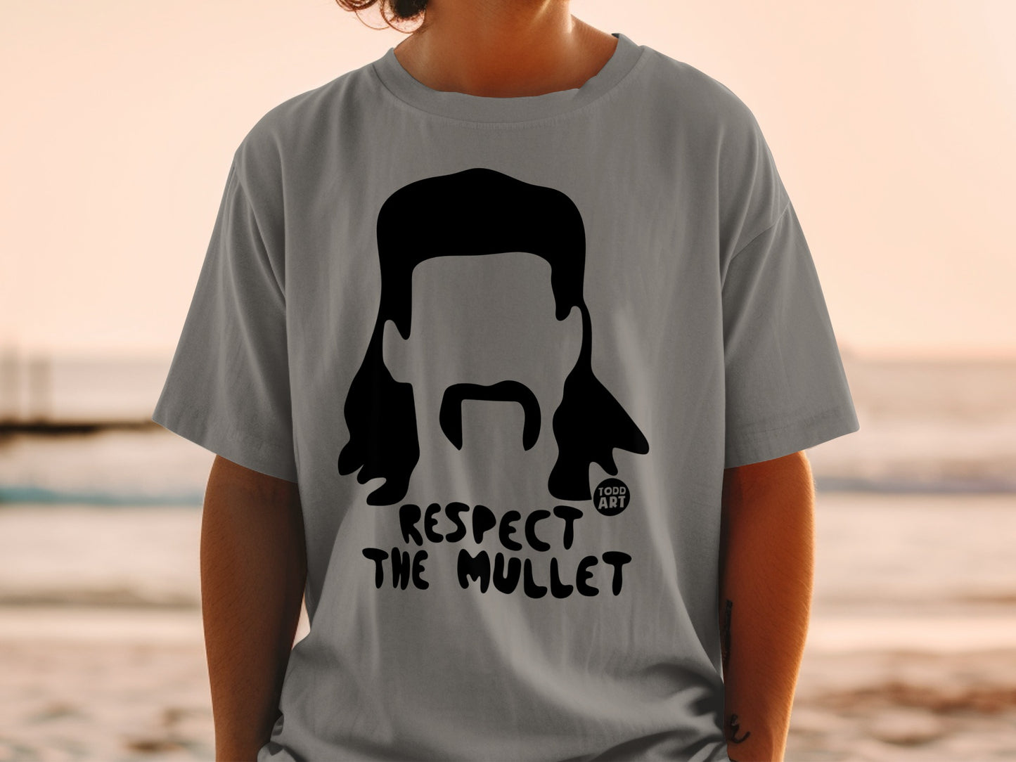 Mullet Silhouette Design Respect The Mullet Todd Art product type