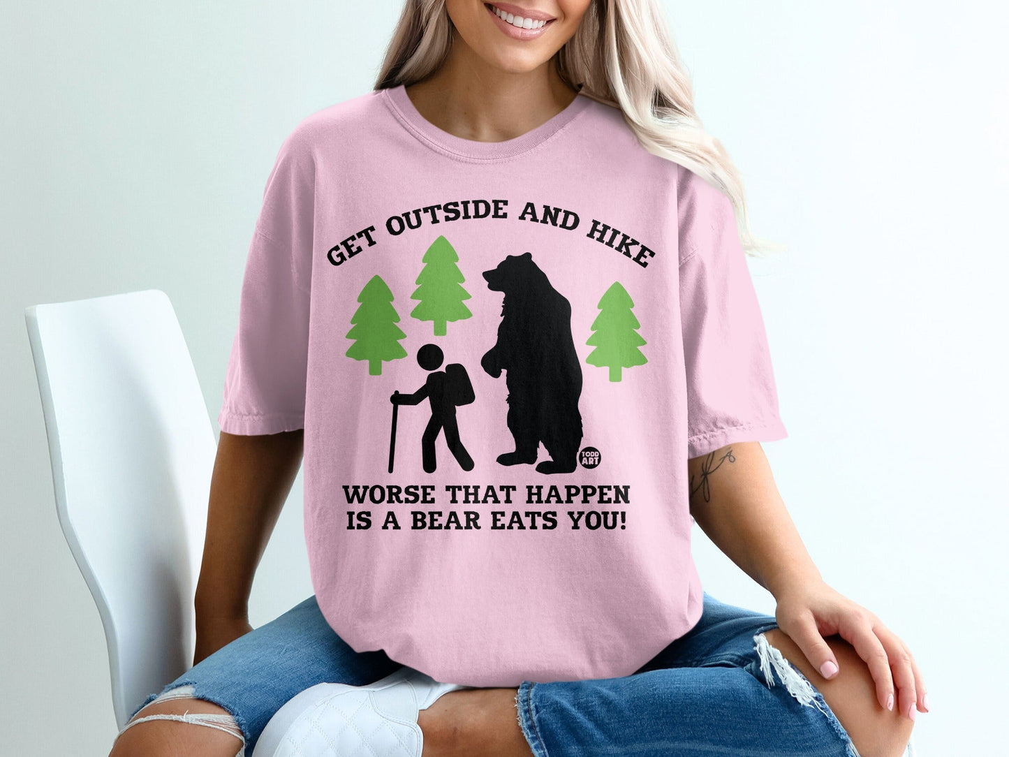 Get Outside And Hike Bear Eats You T-Shirt