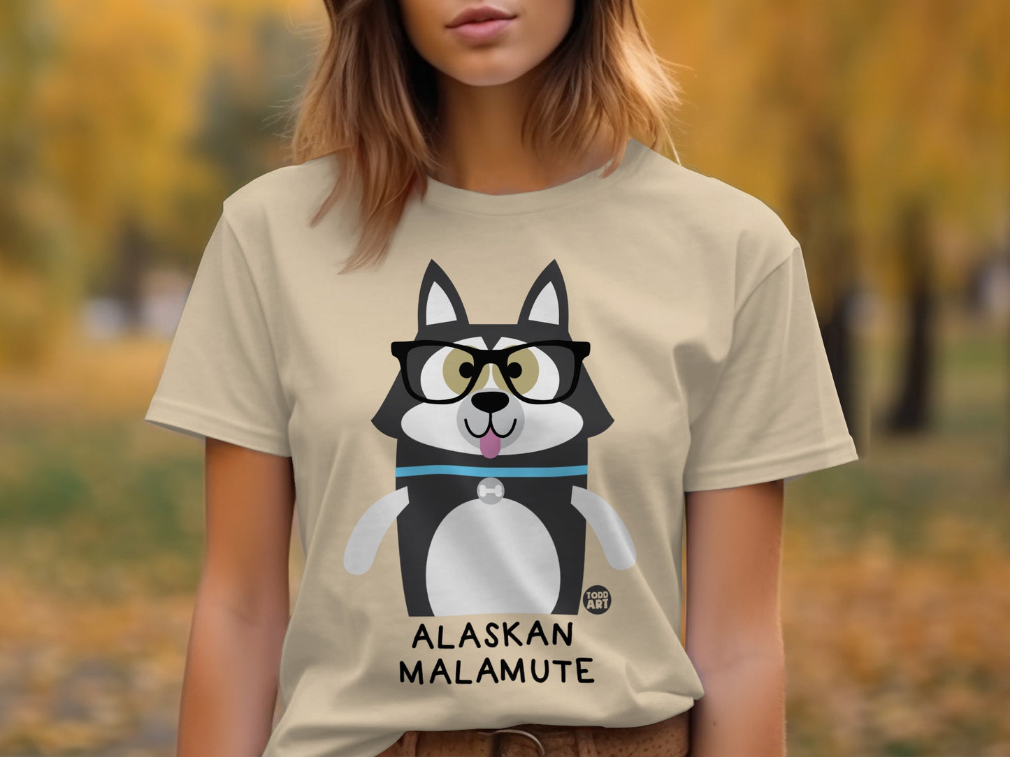 Alaskan Malamute Graphic Tee for Dog Lovers
