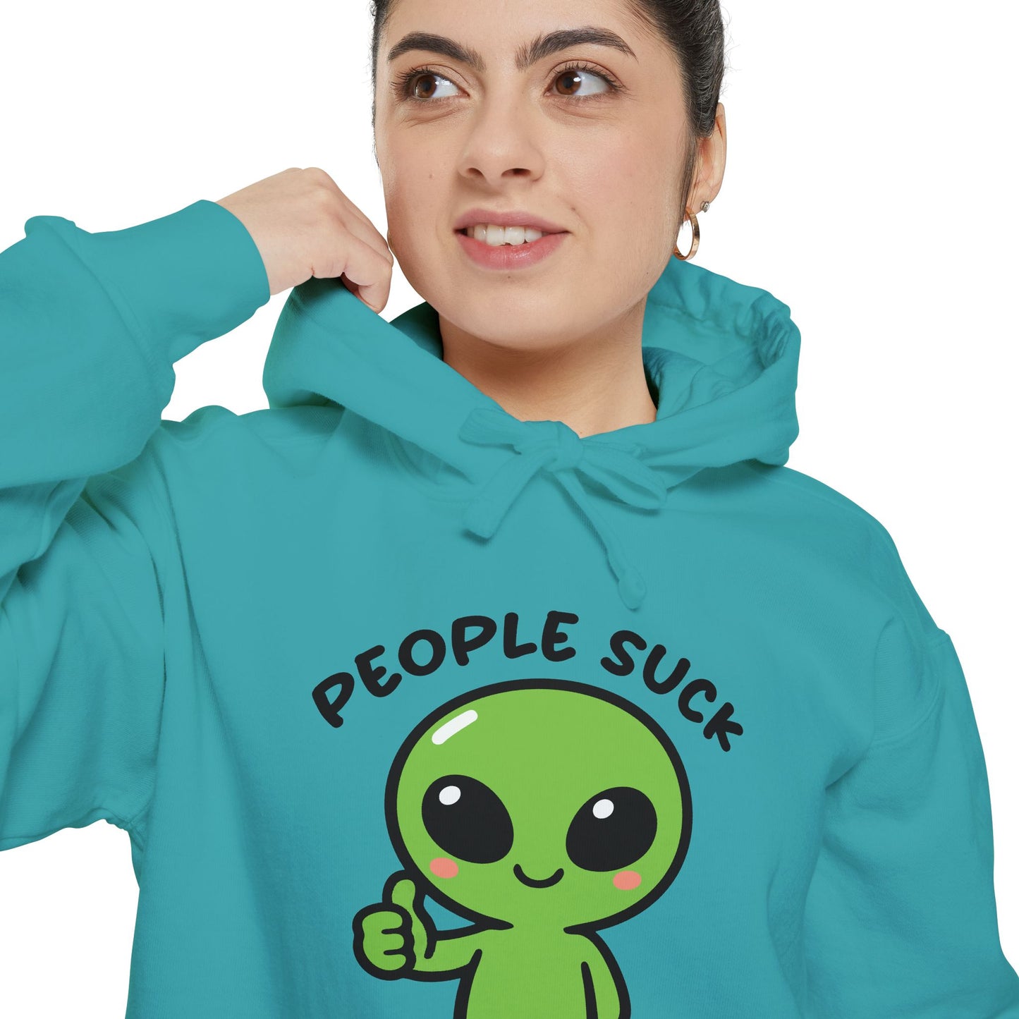 "People Suck"  Alien Hoodie
