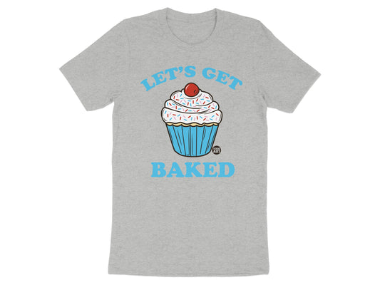 Let's Get Baked Cupcake Graphic T-Shirt