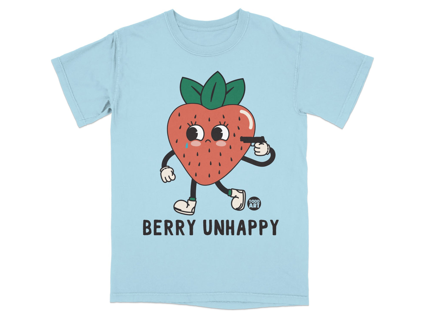Unhappy Strawberry Character Berry Unhappy T-Shirt product type